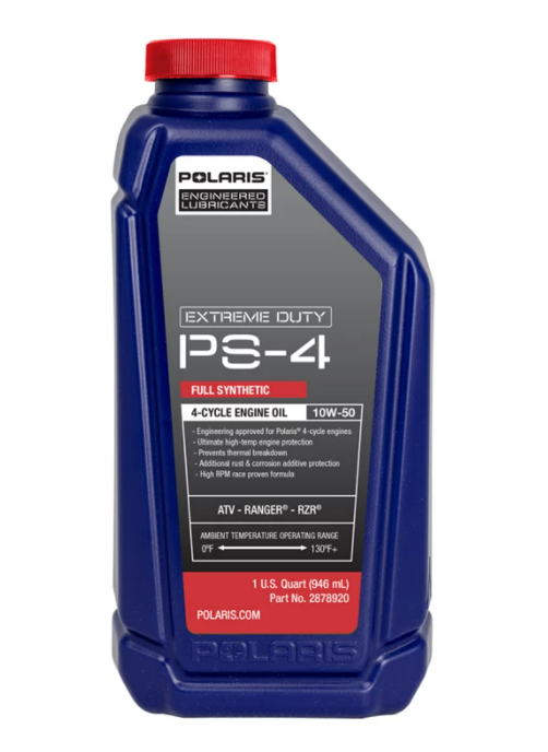 PS-4, Full Synthetic Extreme Duty, 10W-50 Oil, 4-Stroke, 1 Quart